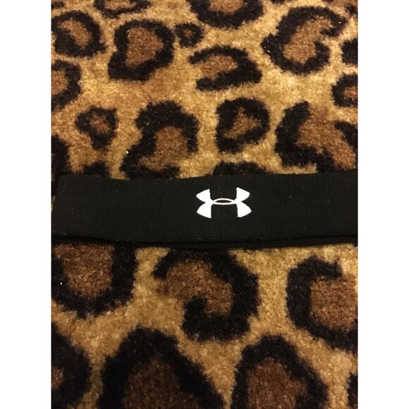 Under Armour Adult Unisex Sweatband Head Band Black White - Picture 1 of 5